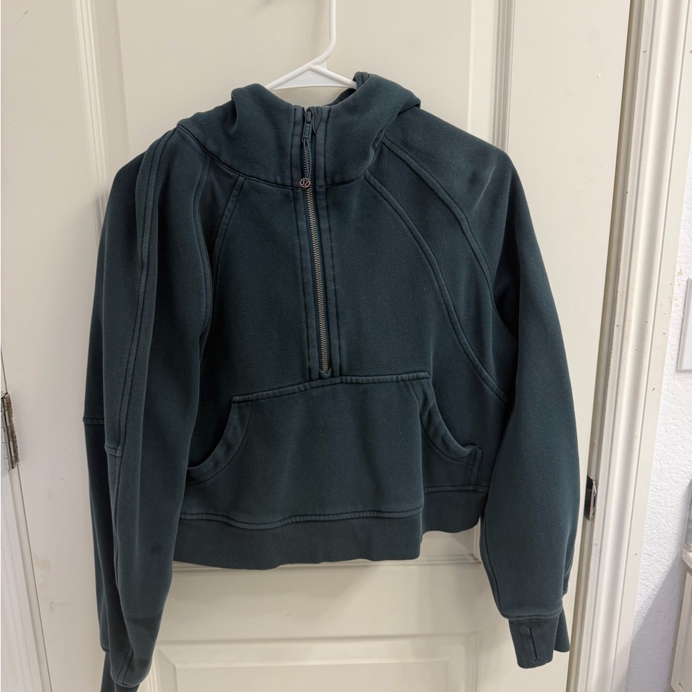 lululemon scuba Dark Green Jacket